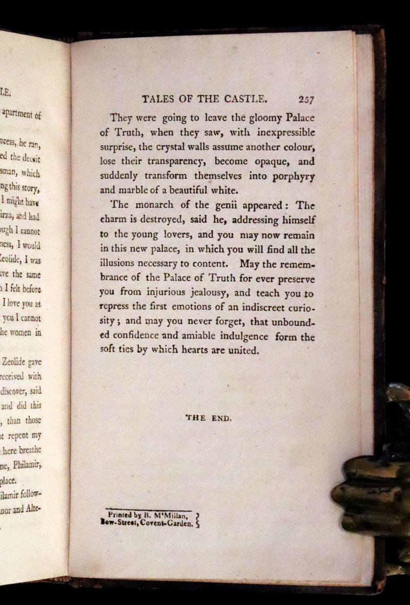 1806 Rare Book Set - Tales of the Castle: or Stories of Instruction and Delight by Madame De Genlis.