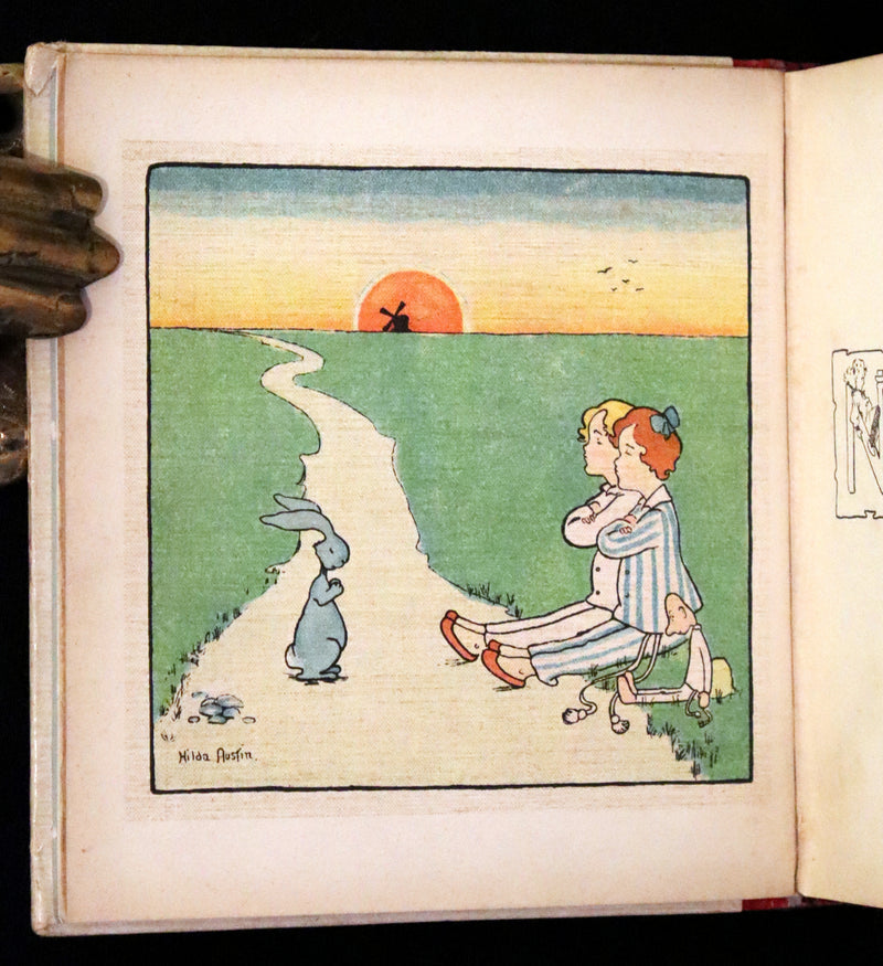 1905 Scarce First Edition - Little Blue Rabbit and his Adventures by Cyril F. Austin, Illustrated by Hilda Austin.
