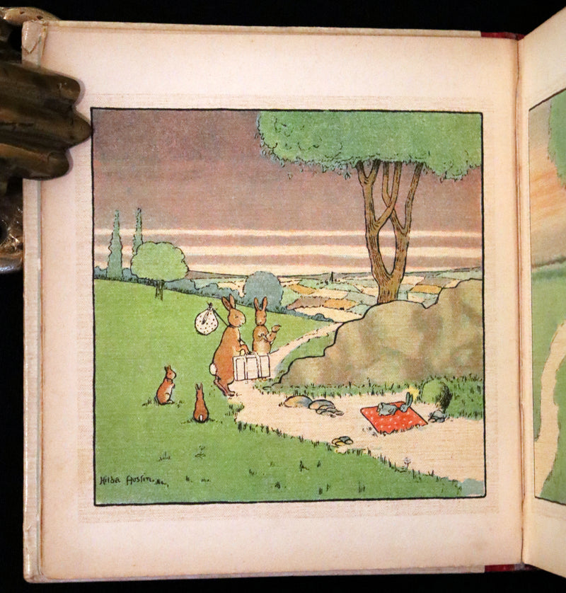 1905 Scarce First Edition - Little Blue Rabbit and his Adventures by Cyril F. Austin, Illustrated by Hilda Austin.