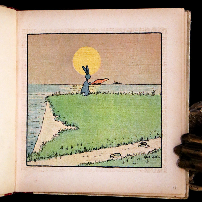 1905 Scarce First Edition - Little Blue Rabbit and his Adventures by Cyril F. Austin, Illustrated by Hilda Austin.