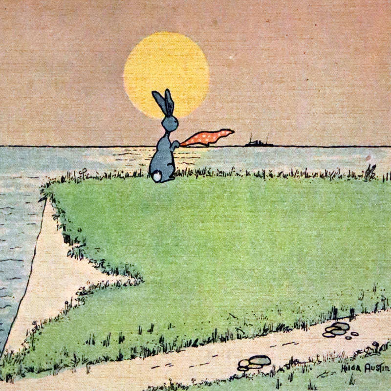 1905 Scarce First Edition - Little Blue Rabbit and his Adventures by Cyril F. Austin, Illustrated by Hilda Austin.