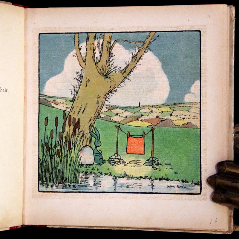 1905 Scarce First Edition - Little Blue Rabbit and his Adventures by Cyril F. Austin, Illustrated by Hilda Austin.
