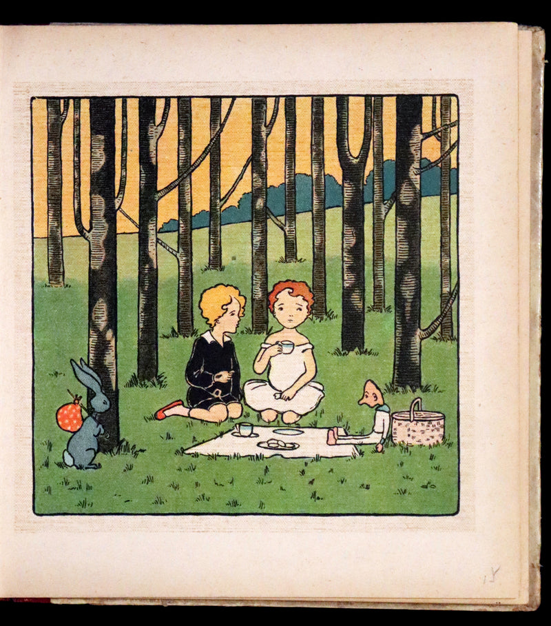 1905 Scarce First Edition - Little Blue Rabbit and his Adventures by Cyril F. Austin, Illustrated by Hilda Austin.