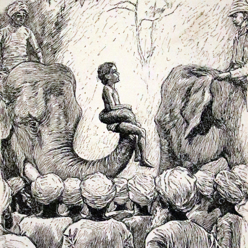1895 Rare Book - The Jungle Book by Rudyard Kipling, illustrated by  J. L. Kipling, W. H. Drake, and P. Frenzeny.