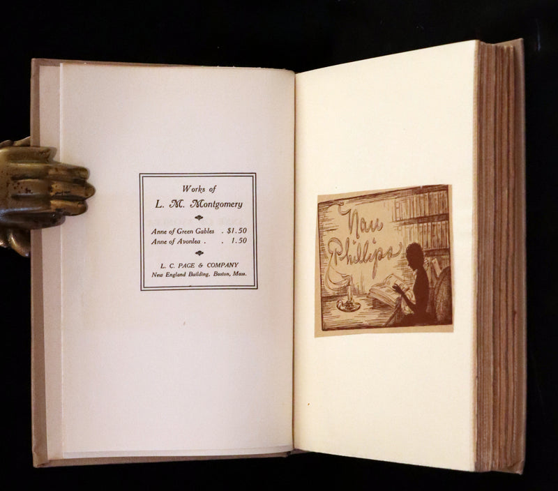 1909 Rare First Edition, Early Printing - Anne of Avonlea Lucy Maud Montgomery.