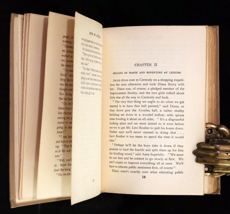 1909 Rare First Edition, Early Printing - Anne of Avonlea Lucy Maud Montgomery.