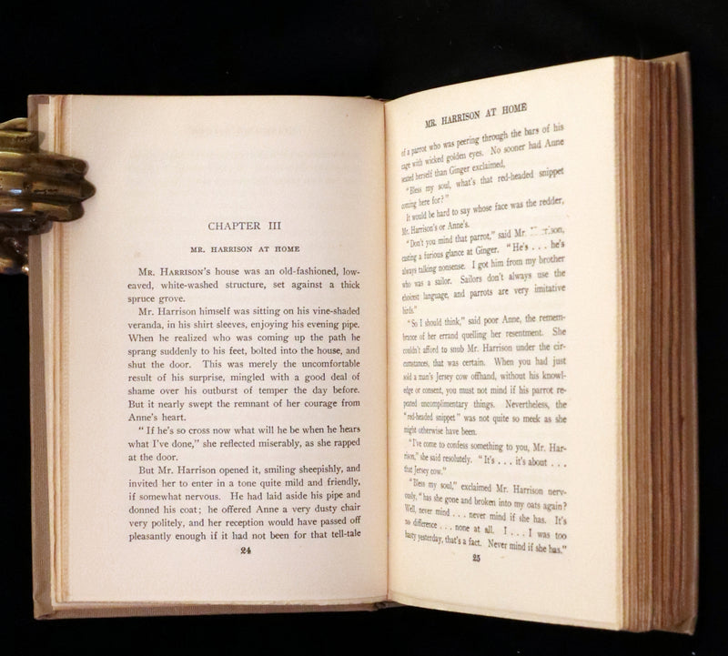 1909 Rare First Edition, Early Printing - Anne of Avonlea Lucy Maud Montgomery.