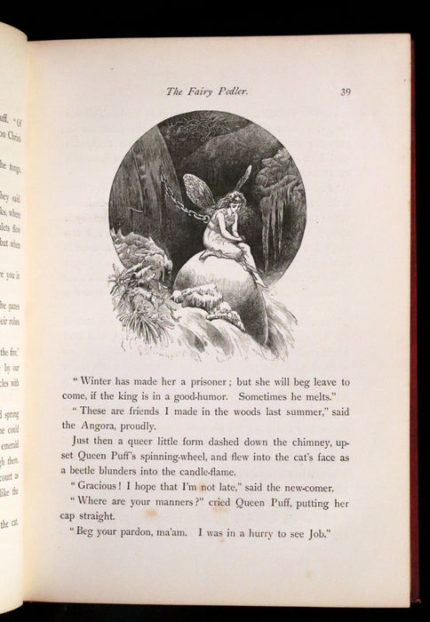 1881 Scarce First UK Edition - The Catskill Fairies by Virginia W. Johnson illustrated by Alfred Fredericks.