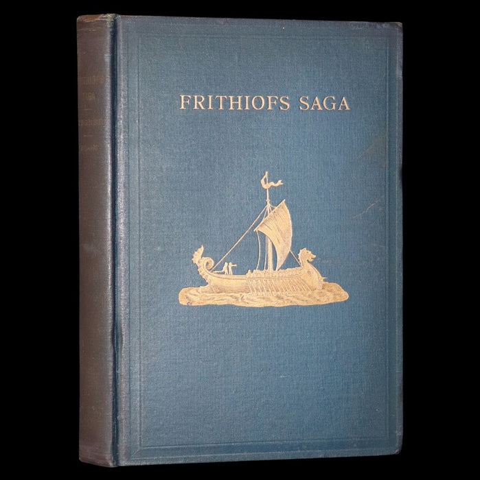 1909 Rare Swedish Edition with notes in English - Frithiof's Saga: A Legend of Ancient Norway. Viking Tales of the North.