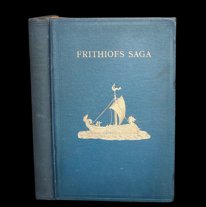 1909 Rare Swedish Edition with notes in English - Frithiof's Saga: A Legend of Ancient Norway. Viking Tales of the North.