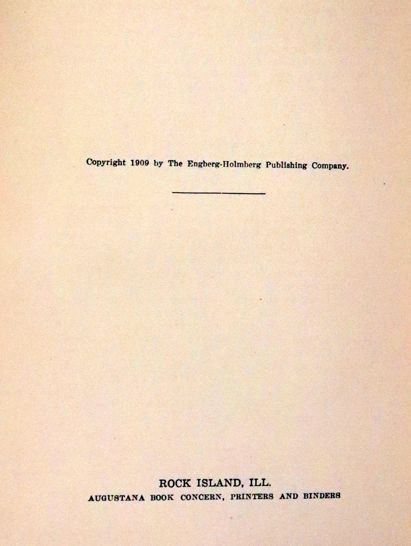 1909 Rare Swedish Edition with notes in English - Frithiof's Saga: A Legend of Ancient Norway. Viking Tales of the North.