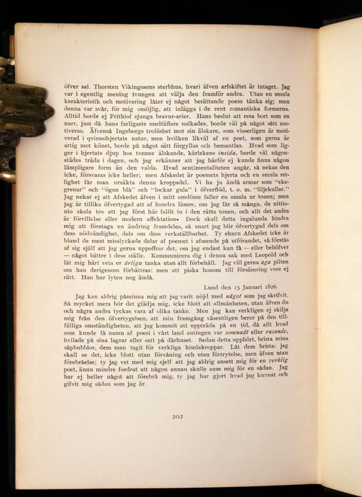 1909 Rare Swedish Edition with notes in English - Frithiof's Saga: A Legend of Ancient Norway. Viking Tales of the North.