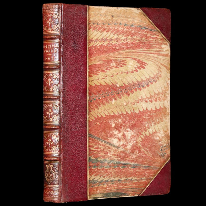 1853 Scarce First UK Edition - The Poetical Works of Edgar Allan Poe, illustrated.