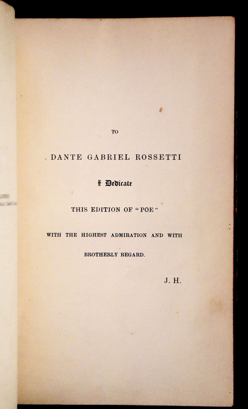 1853 Scarce First UK Edition - The Poetical Works of Edgar Allan Poe, illustrated.