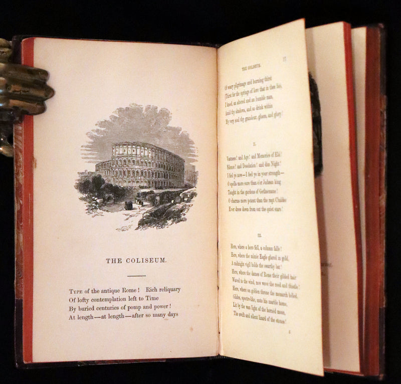 1853 Scarce First UK Edition - The Poetical Works of Edgar Allan Poe, illustrated.