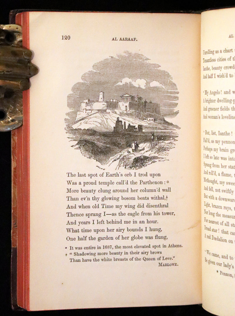 1853 Scarce First UK Edition - The Poetical Works of Edgar Allan Poe, illustrated.