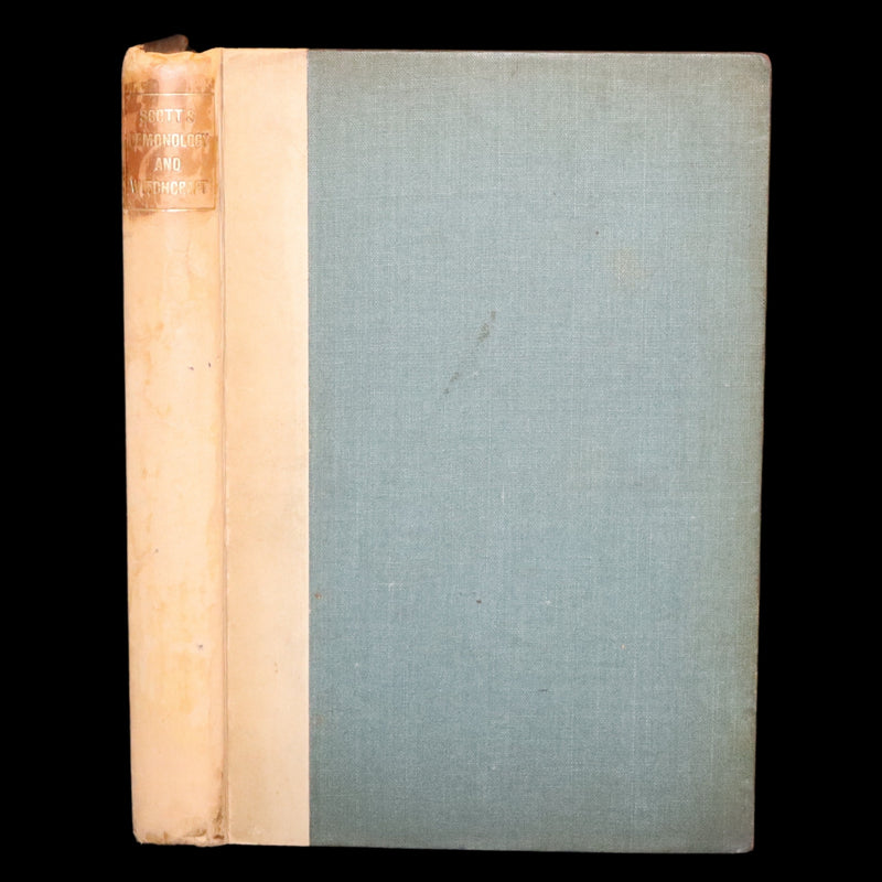 1885 Rare Book - Demonology and Witchcraft, Witches and Fairies by Sir Walter Scott.