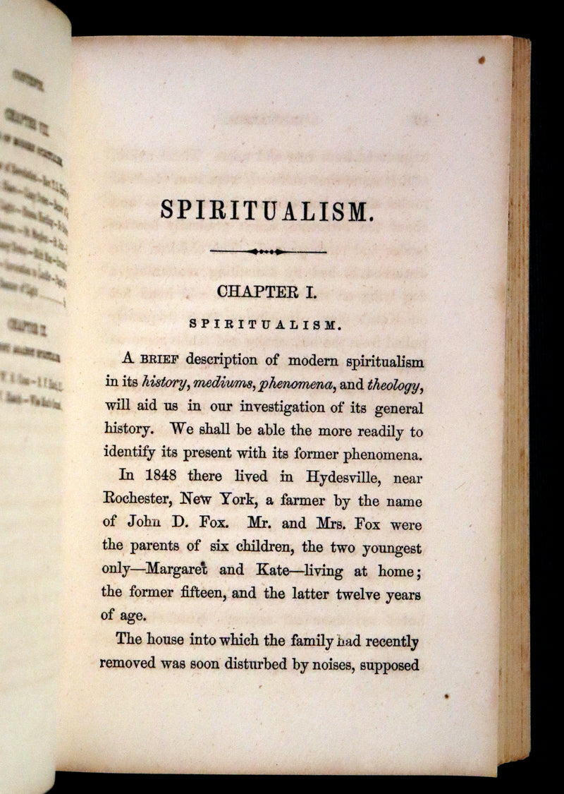 1866 Scarce First Edition - Spiritualism Identical with Ancient Sorcery, New Testament Demonology, and Modern Witchcraft.