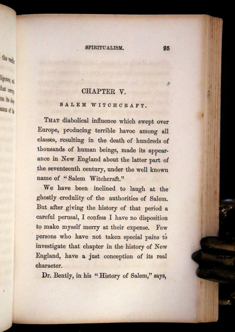 1866 Scarce First Edition - Spiritualism Identical with Ancient Sorcery, New Testament Demonology, and Modern Witchcraft.