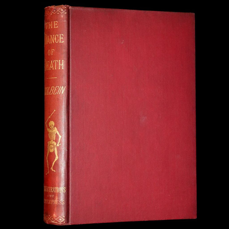 1887 Rare Book -The Dance of Death, Danse Macabre by Hans Holbein, illustrated.