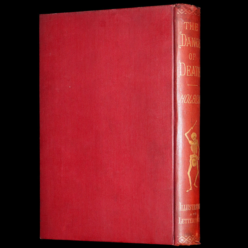 1887 Rare Book -The Dance of Death, Danse Macabre by Hans Holbein, illustrated.