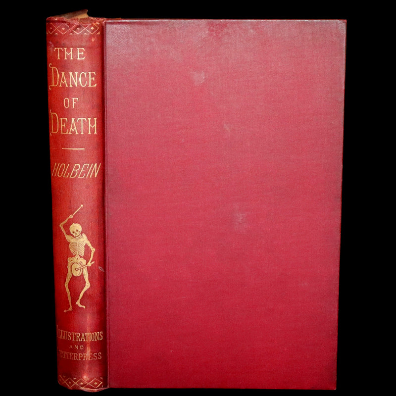 1887 Rare Book -The Dance of Death, Danse Macabre by Hans Holbein, illustrated.