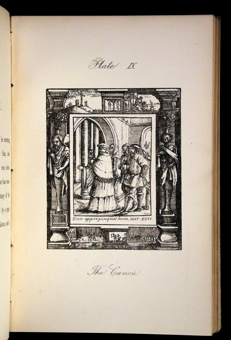 1887 Rare Book -The Dance of Death, Danse Macabre by Hans Holbein, illustrated.