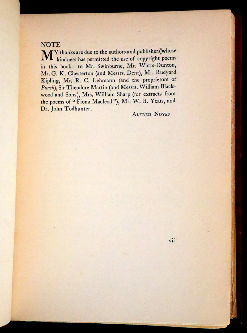 1908 Rare First Edition - The Magic Casement. An Anthology of Fairy Poetry.