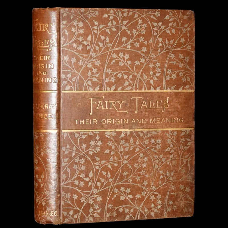 1878 Scarce First Edition - Fairy Tales, Their Origin and Meaning with Some Account of Dwellers in Fairyland.