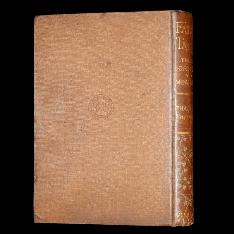 1878 Scarce First Edition - Fairy Tales, Their Origin and Meaning with Some Account of Dwellers in Fairyland.