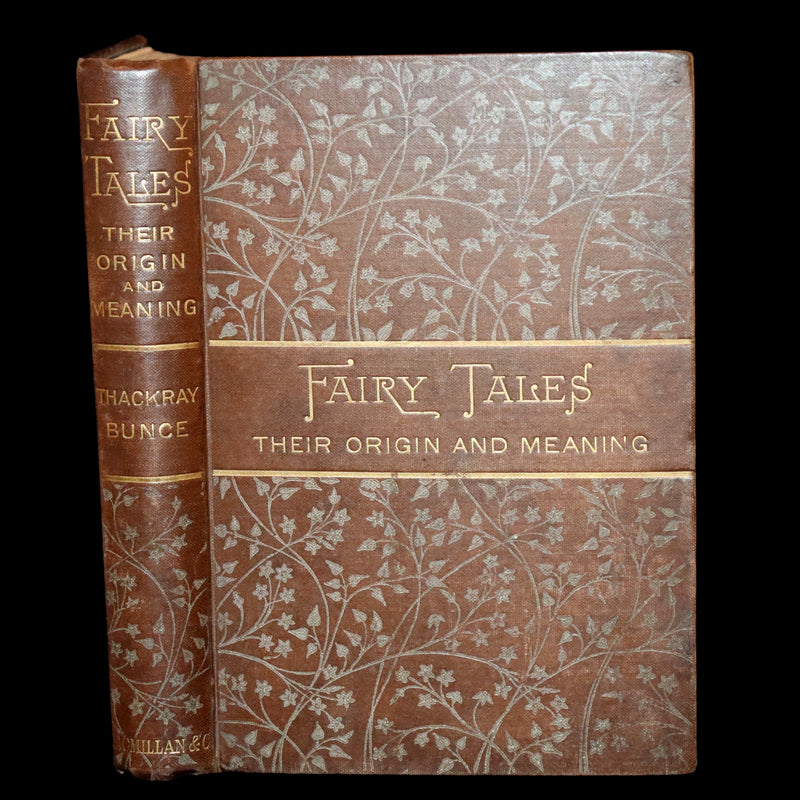 1878 Scarce First Edition - Fairy Tales, Their Origin and Meaning with Some Account of Dwellers in Fairyland.