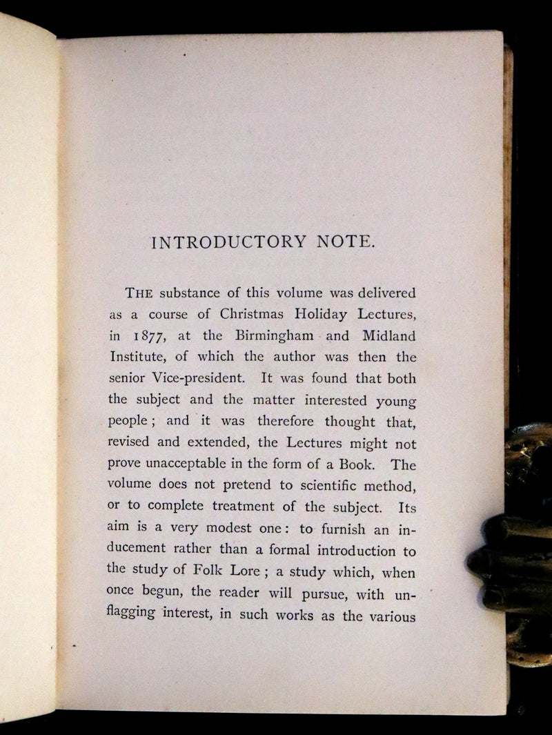 1878 Scarce First Edition - Fairy Tales, Their Origin and Meaning with Some Account of Dwellers in Fairyland.