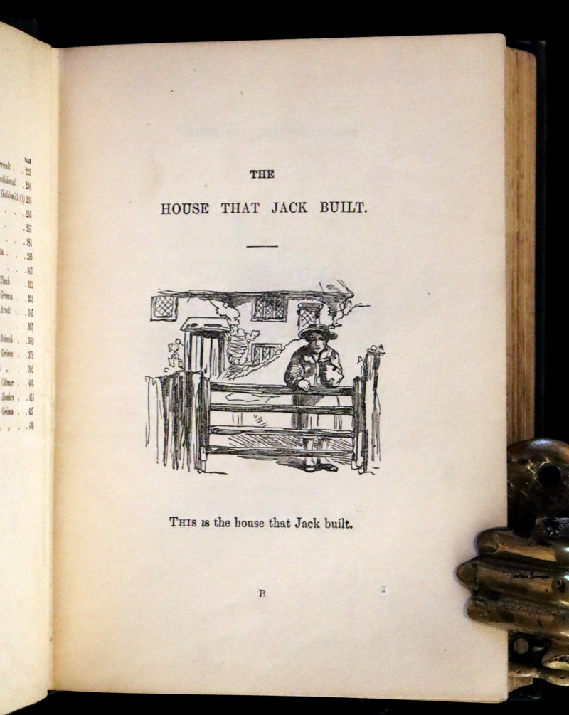 1880 Rare Victorian Book - Forty Favorite Fairy Tales, Merry Tales for Little Folk Illustrated.