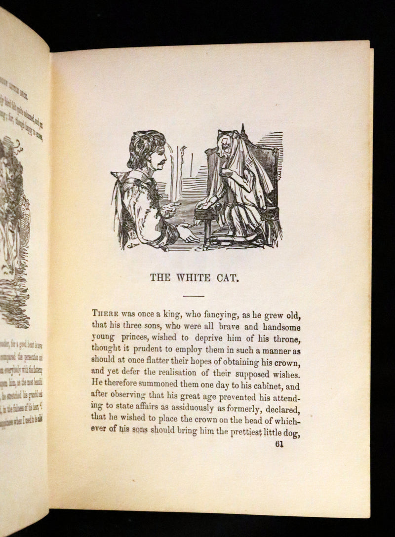 1880 Rare Victorian Book - Forty Favorite Fairy Tales, Merry Tales for Little Folk Illustrated.