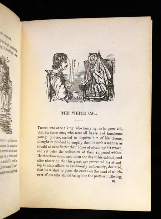 1880 Rare Victorian Book - Forty Favorite Fairy Tales, Merry Tales for Little Folk Illustrated.