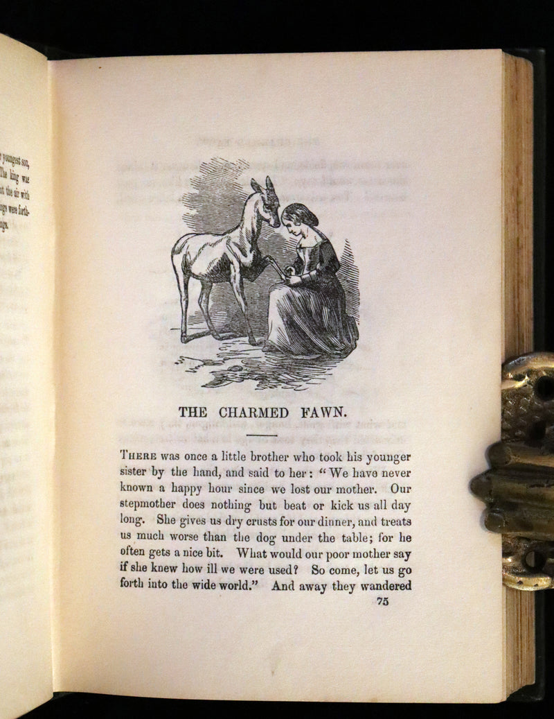 1880 Rare Victorian Book - Forty Favorite Fairy Tales, Merry Tales for Little Folk Illustrated.