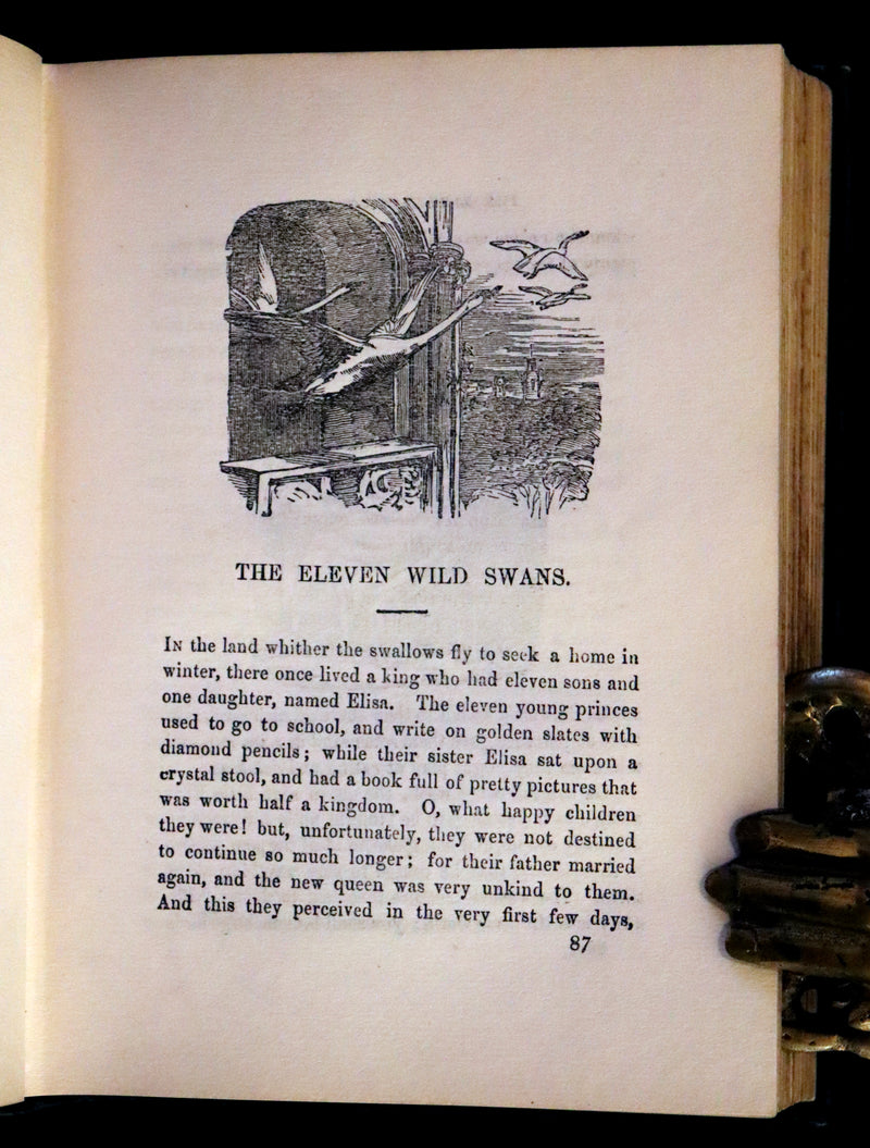 1880 Rare Victorian Book - Forty Favorite Fairy Tales, Merry Tales for Little Folk Illustrated.