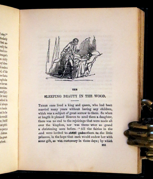 1880 Rare Victorian Book - Forty Favorite Fairy Tales, Merry Tales for Little Folk Illustrated.