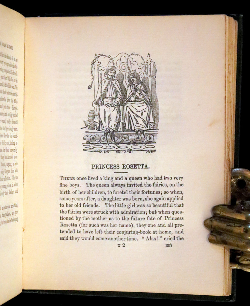 1880 Rare Victorian Book - Forty Favorite Fairy Tales, Merry Tales for Little Folk Illustrated.