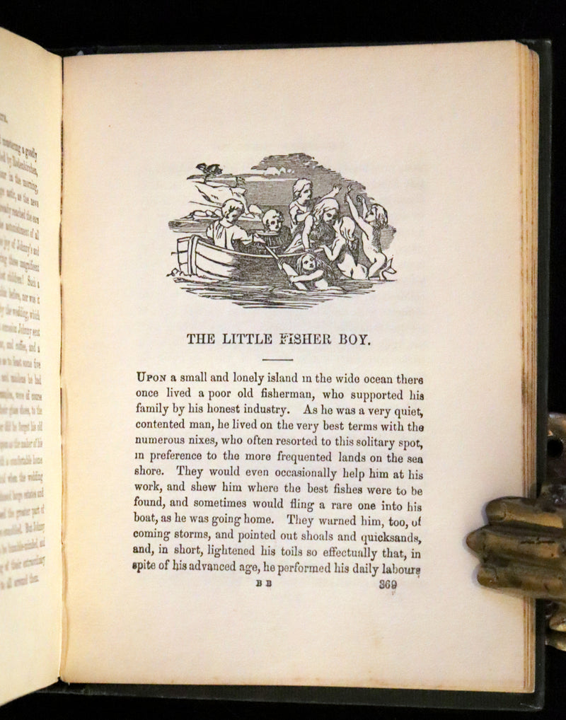 1880 Rare Victorian Book - Forty Favorite Fairy Tales, Merry Tales for Little Folk Illustrated.