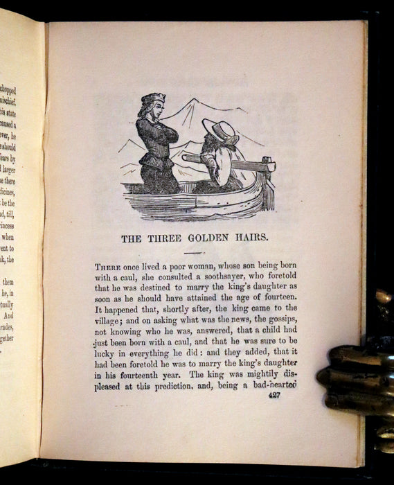 1880 Rare Victorian Book - Forty Favorite Fairy Tales, Merry Tales for Little Folk Illustrated.