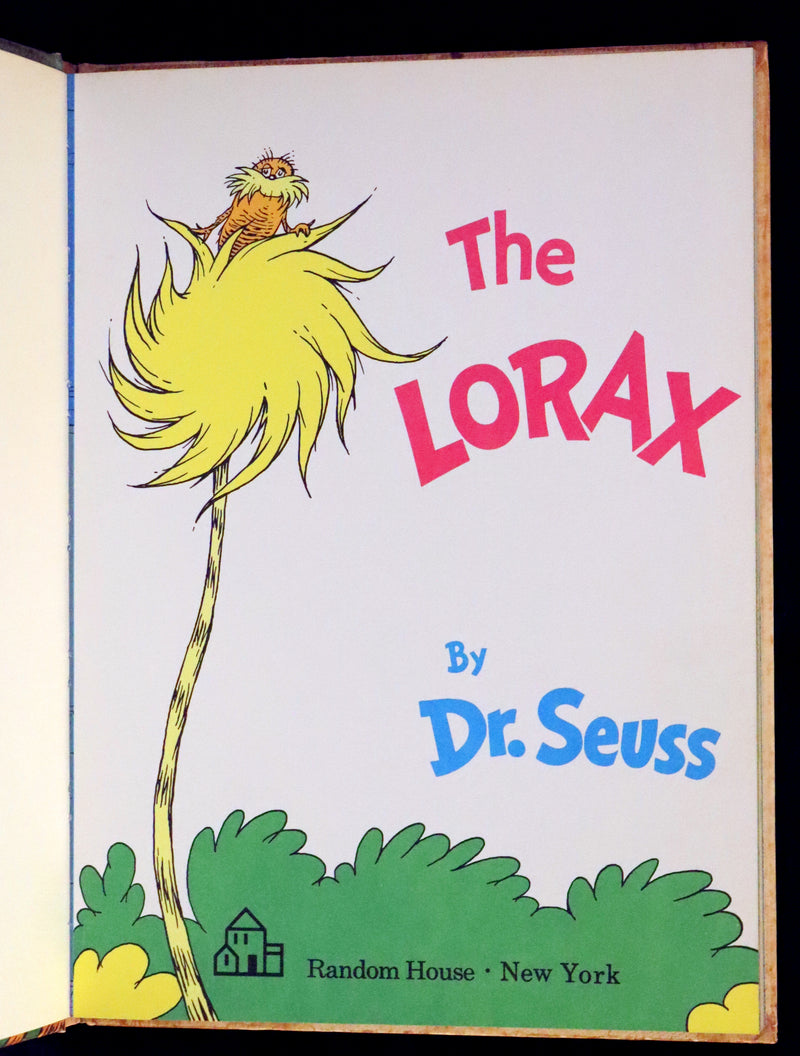 1971 Rare First Edition - The Lorax by Dr. Seuss.