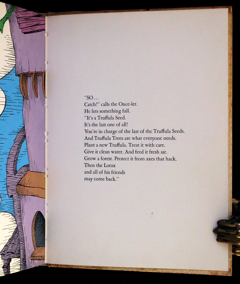 1971 Rare First Edition - The Lorax by Dr. Seuss.