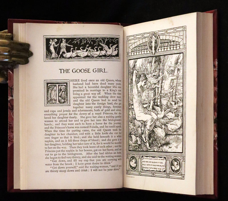 1882 Rare First Edition - Brothers Grimm's FAIRY TALES illustrated by Walter Crane.