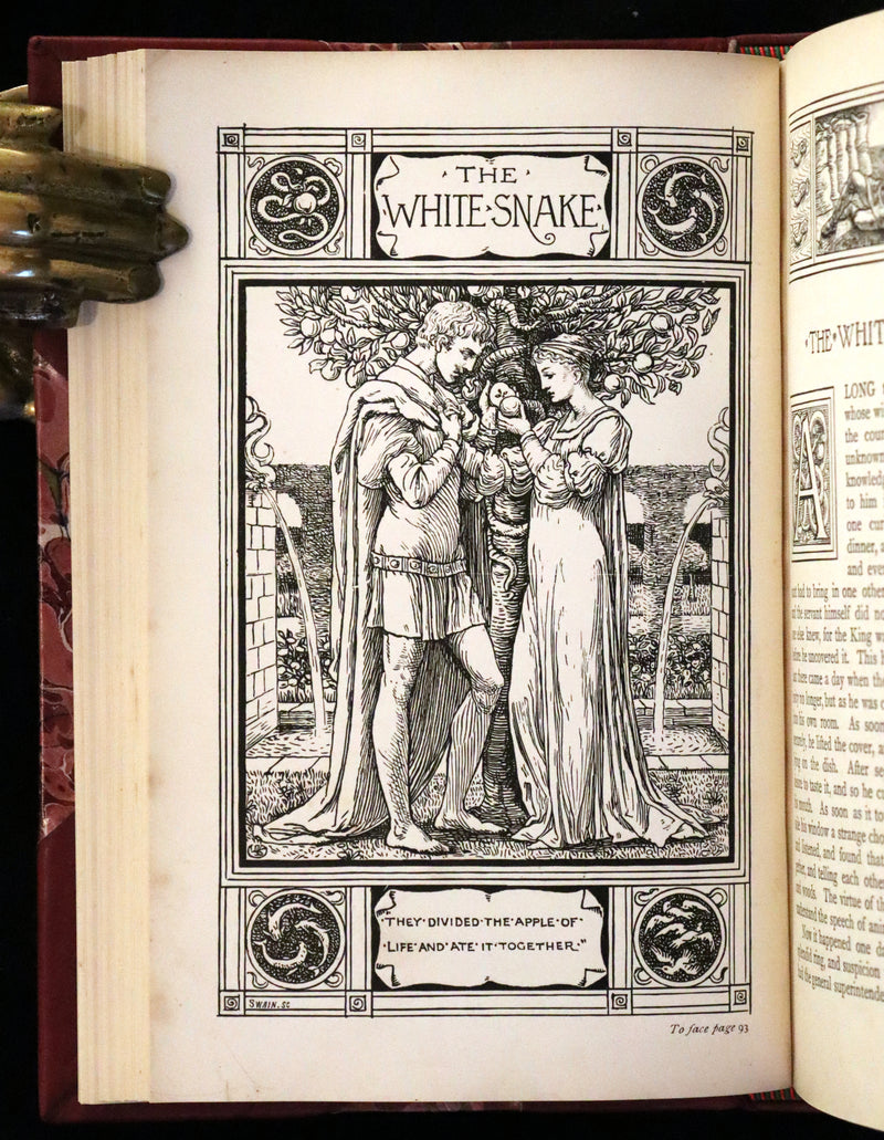1882 Rare First Edition - Brothers Grimm's FAIRY TALES illustrated by Walter Crane.