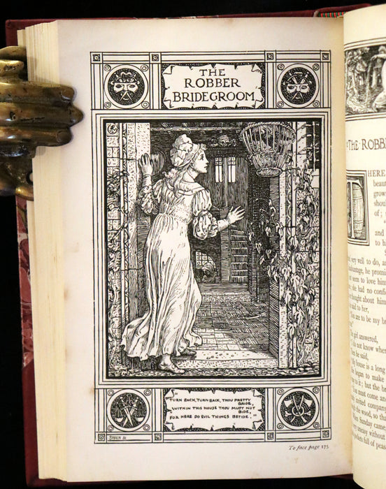 1882 Rare First Edition - Brothers Grimm's FAIRY TALES illustrated by Walter Crane.