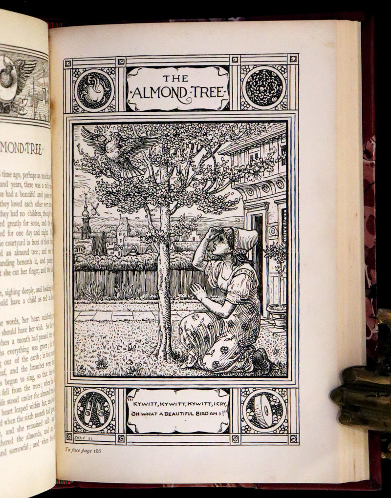 1882 Rare First Edition - Brothers Grimm's FAIRY TALES illustrated by Walter Crane.