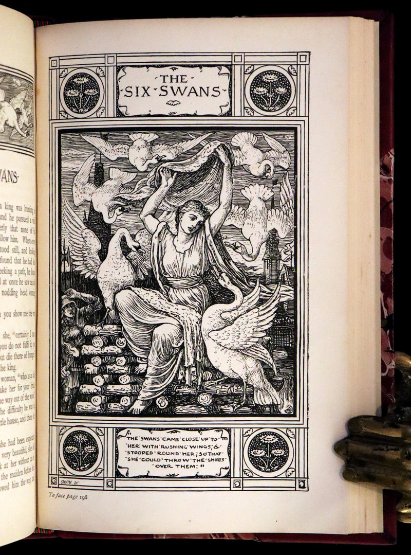 1882 Rare First Edition - Brothers Grimm's FAIRY TALES illustrated by Walter Crane.
