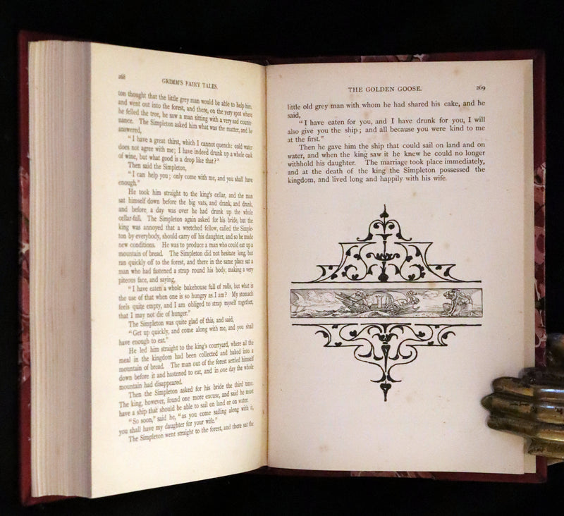 1882 Rare First Edition - Brothers Grimm's FAIRY TALES illustrated by Walter Crane.