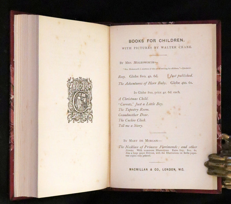 1882 Rare First Edition - Brothers Grimm's FAIRY TALES illustrated by Walter Crane.